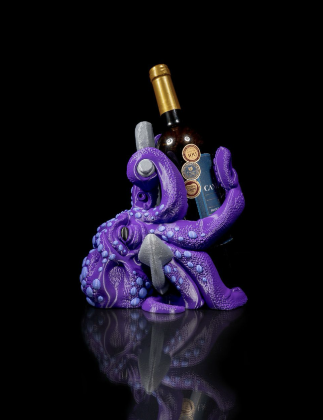 Porte Bouteille Pieuvre, Modele Merlot